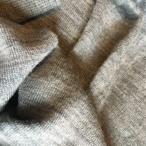 Uniqlo grey turtleneck sweater, 100% Merino